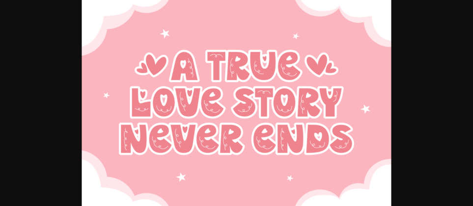 Lovers Forever Font Poster 7