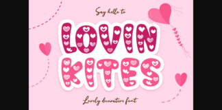 Lovin Kites Font Poster 1