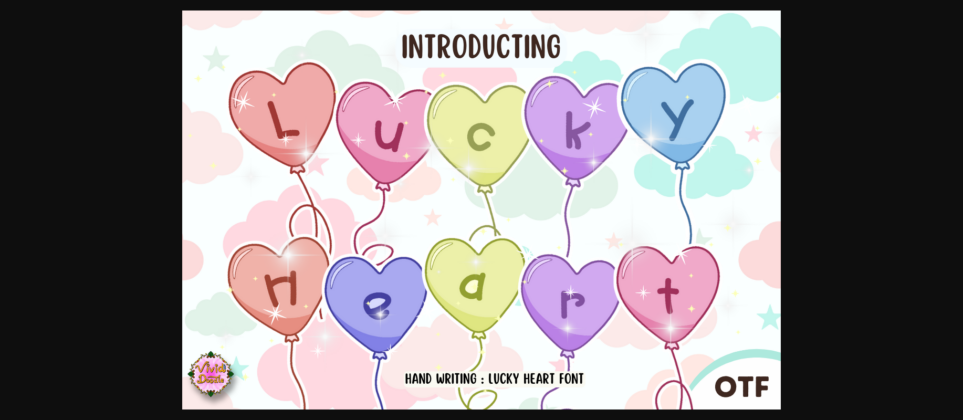 Lucky Heart Font Poster 3