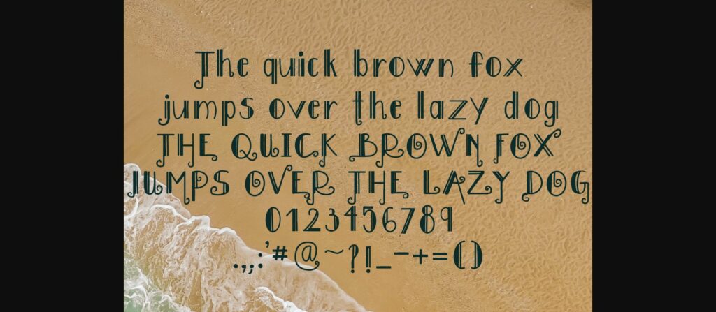 Venus Deco Font Font Poster 5