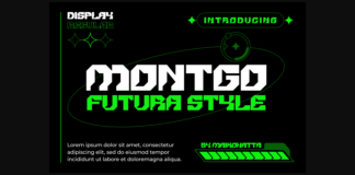 Montgo Font Poster 1