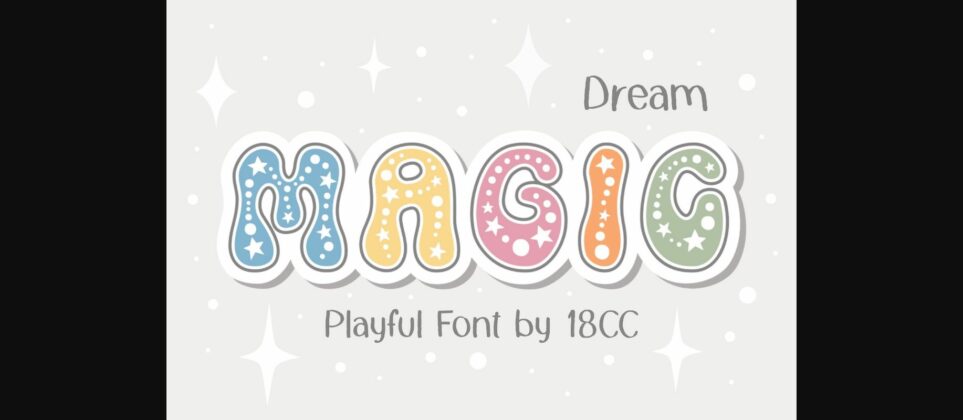 Magic Dream Font Poster 3