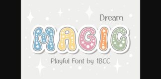 Magic Dream Font Poster 1