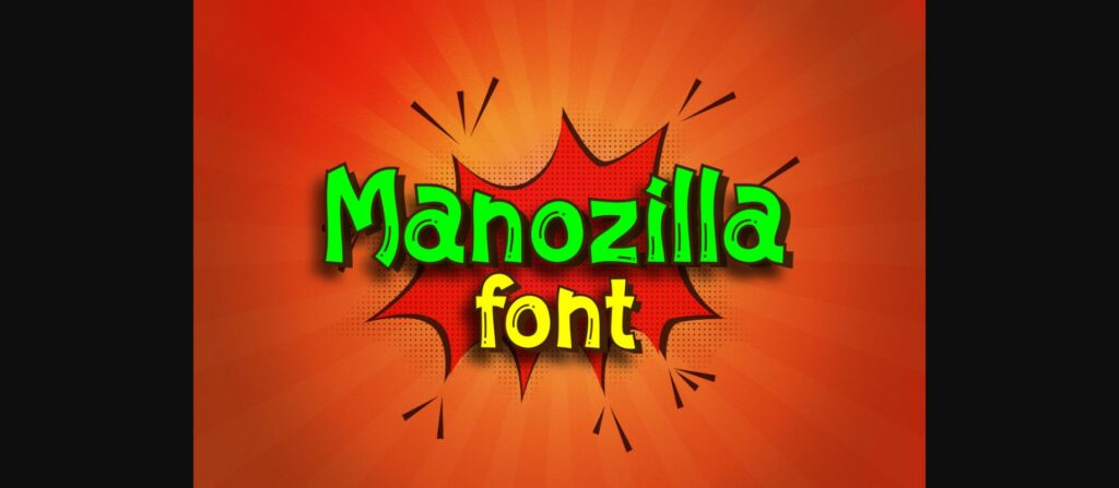 Manozilla Font Poster 3