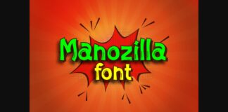 Manozilla Font Poster 1