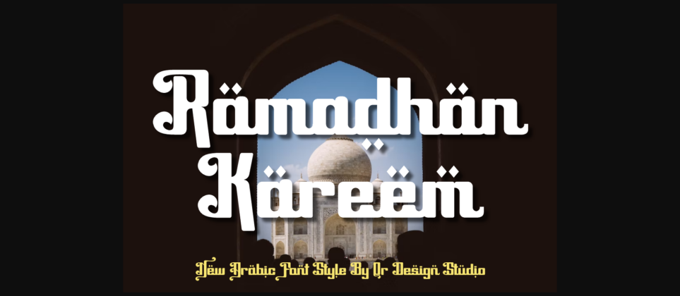 Marhaban Ramadhan Font Poster 6