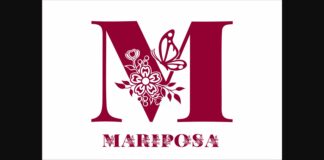 Mariposa Font Poster 1