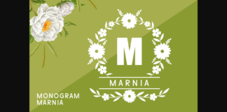 Marnia Font Poster 1