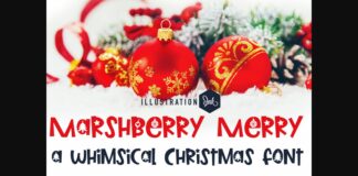 Marshberry Merry Font Poster 1