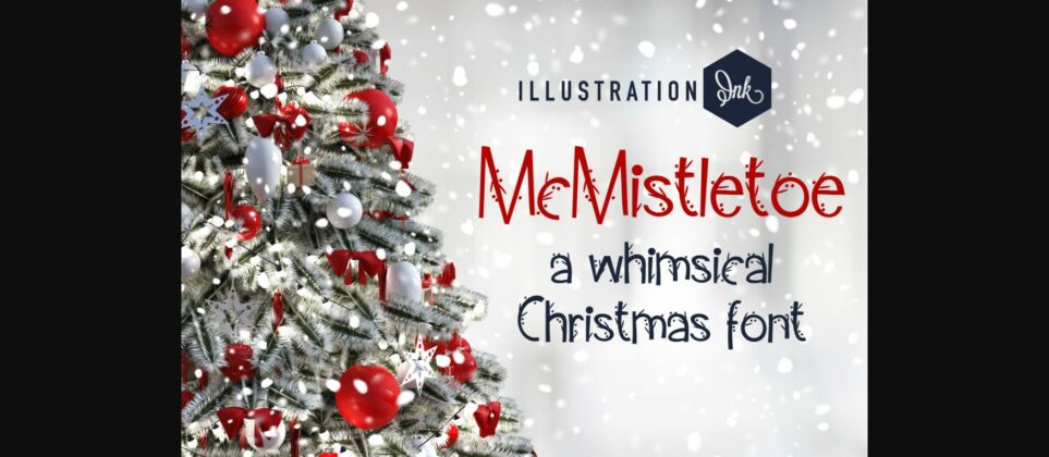 McMistletoe Font Poster 3