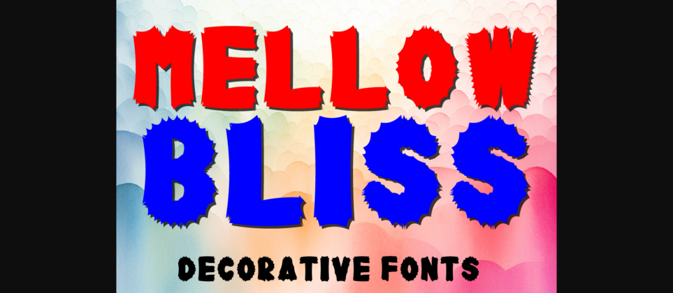 Mellow Bliss Font Poster 3