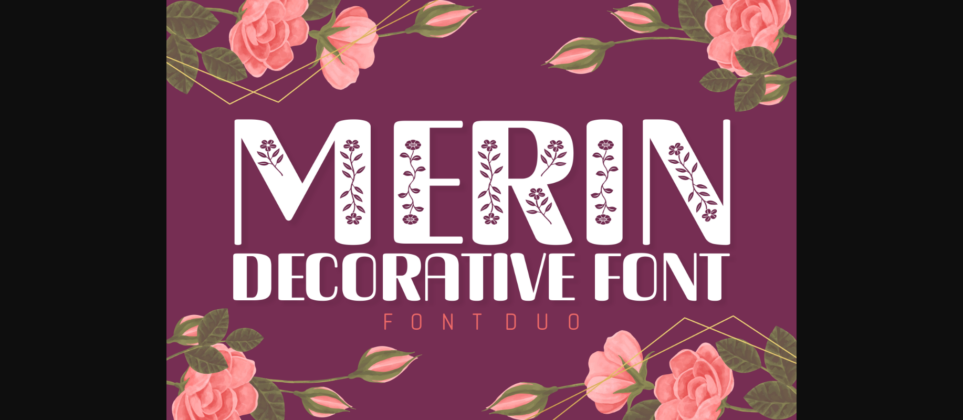 Merin Font Poster 3