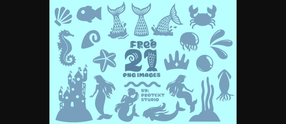 Mermaid Font Poster 10