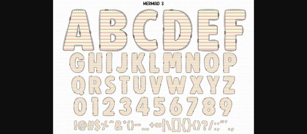 Mermiad Font Poster 6