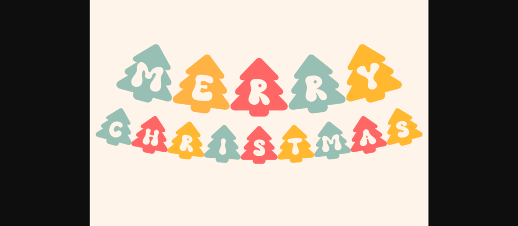 Merry Xmas Font Poster 4