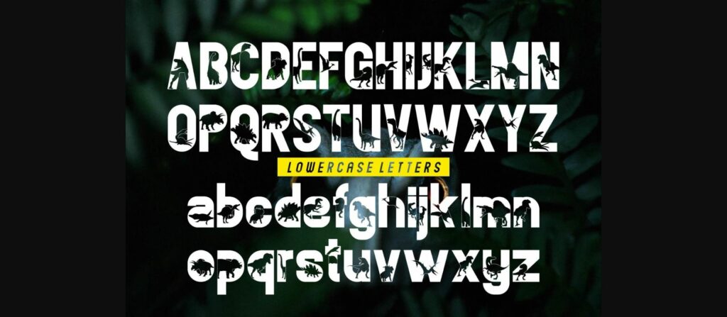 Mesozoikum Font Poster 9