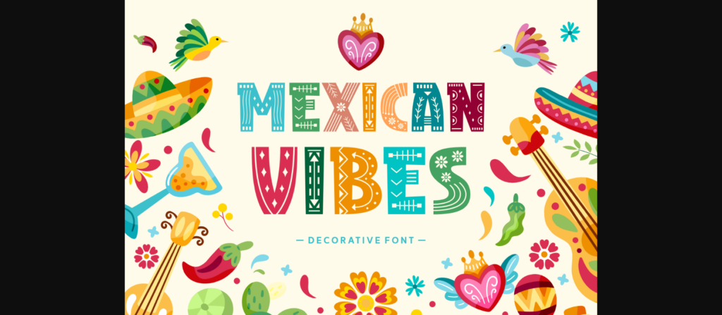 Mexican Vibes Font Poster 3