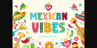 Mexican Vibes Font Poster 1