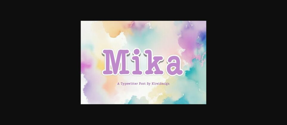 Mika Font Poster 3