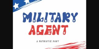 Military Agent Font Poster 1