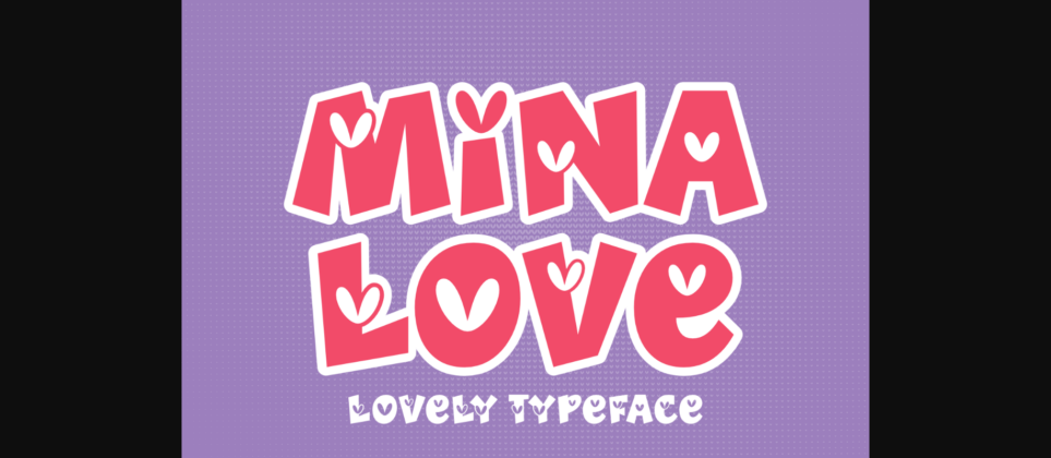 Mina Love Font Poster 3