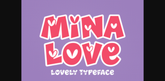 Mina Love Font Poster 1