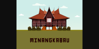 Minangkabau Font Poster 1