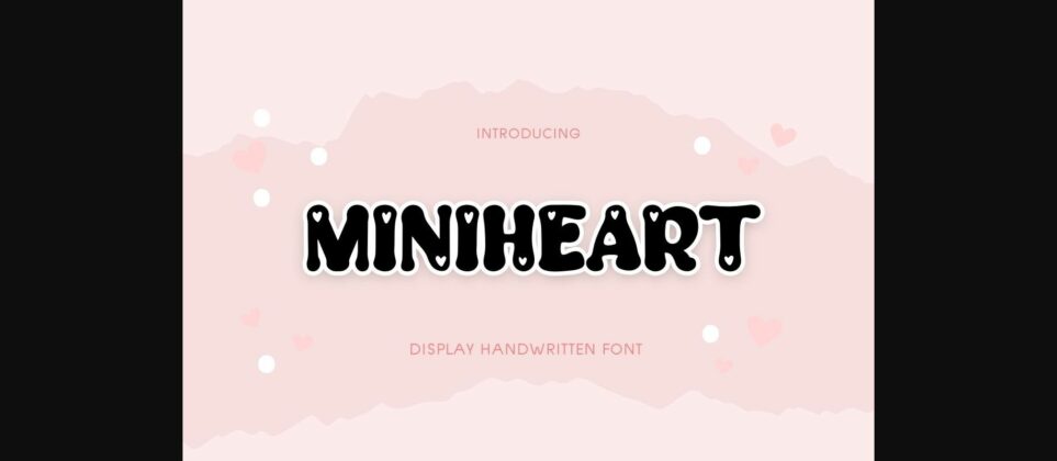 Mini Heart Font Poster 3