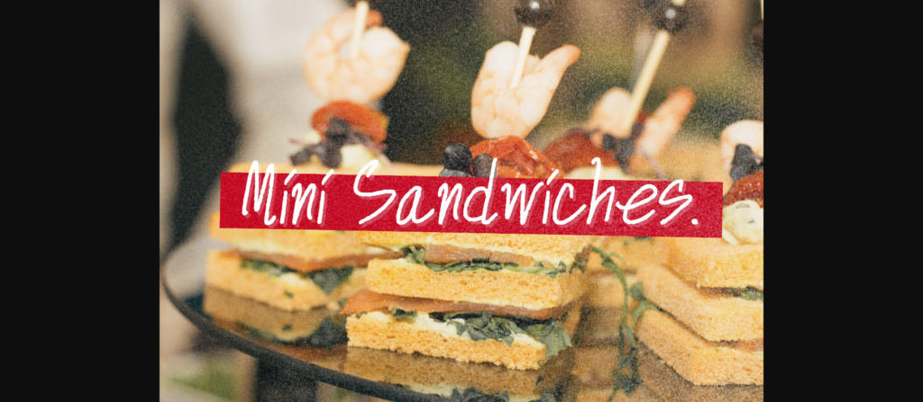 Mini Sandwiches Font Poster 8