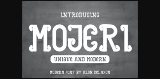 Mojeri Font Poster 1