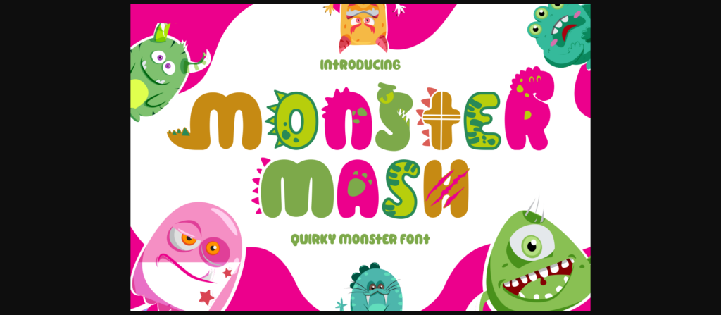 Monster Mash Font Poster 1