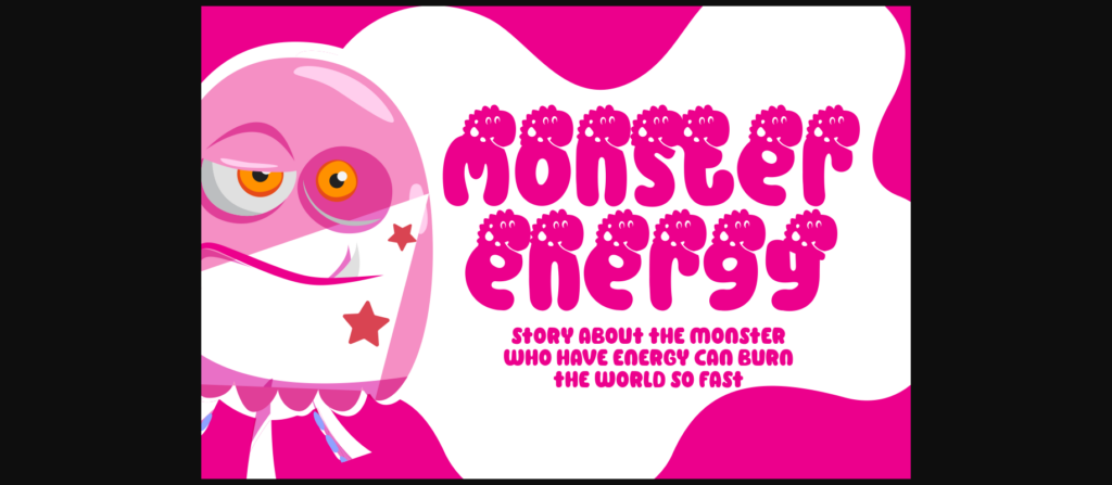 Monster Mash Font Poster 8