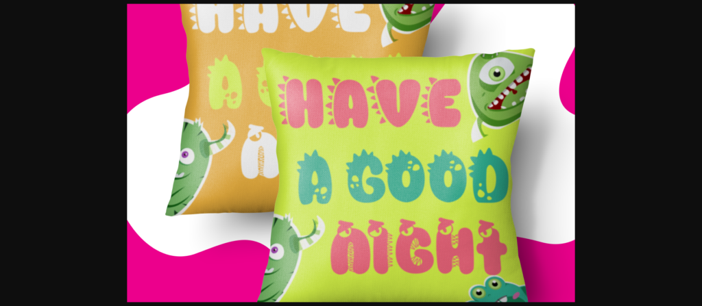 Monster Mash Font Poster 11