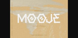 Mooje Font Poster 1