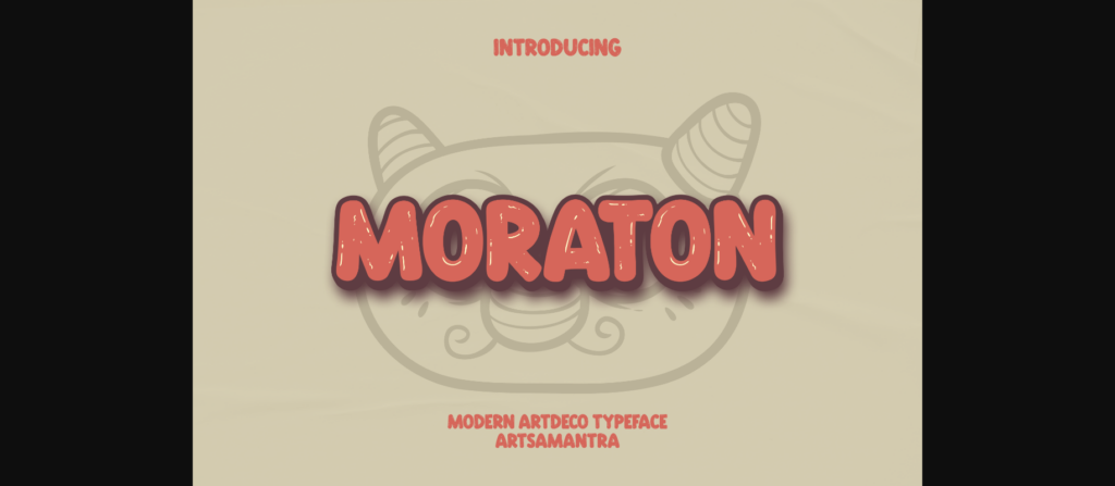 Moraton Font Poster 3