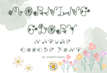 Morning Glory Font Poster 1