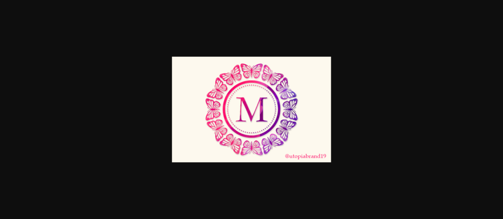 Morphosa Monogram Font Poster 3