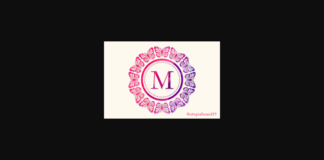 Morphosa Monogram Font Poster 1