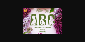 Mother Day Font Poster 1