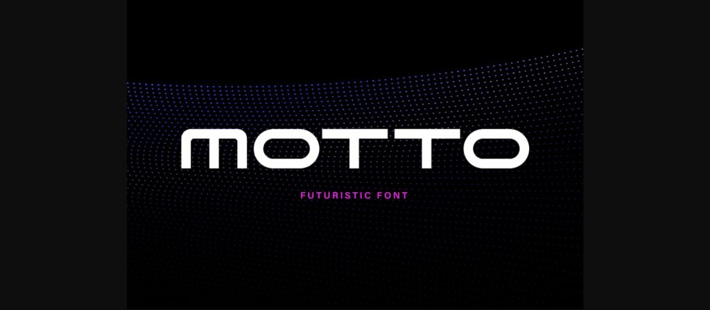 Motto Font Poster 1