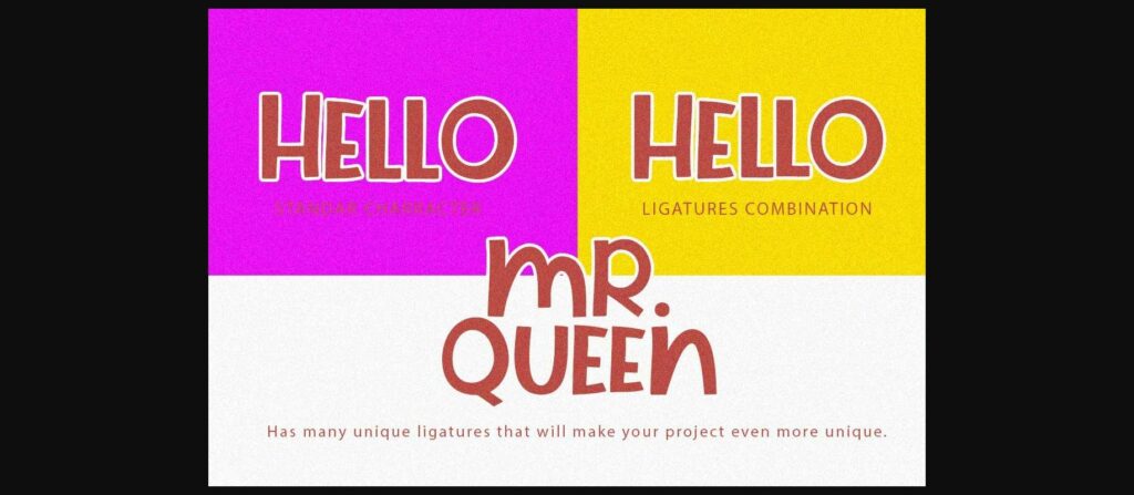 Mrqueen Font Poster 8