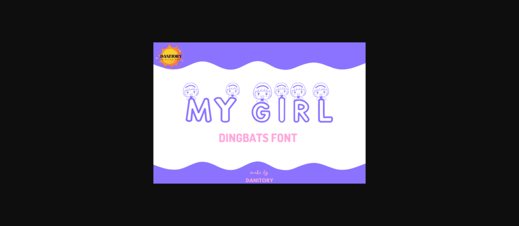 My Girl Font Poster 3