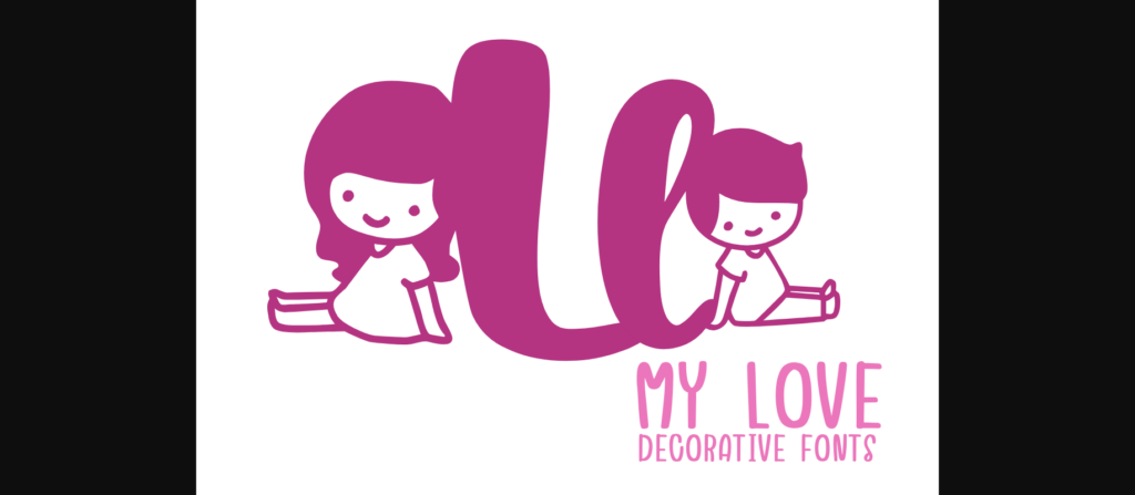 My Love Font Poster 1