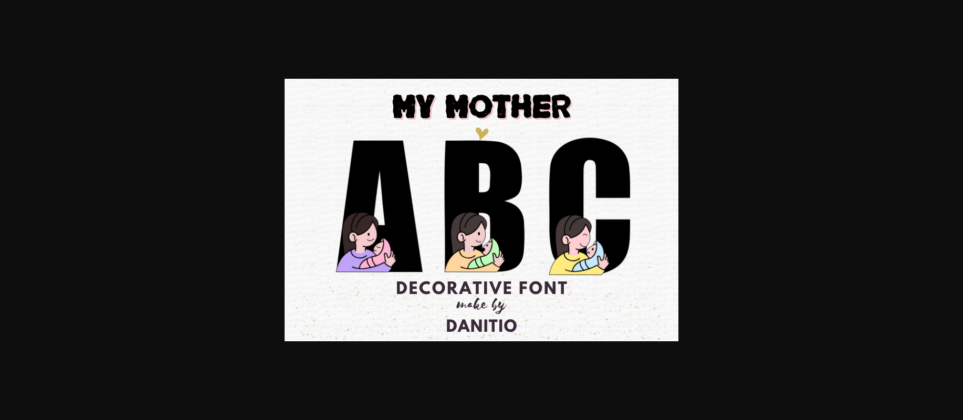 My Mother Font Poster 3