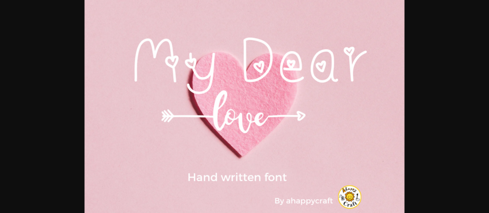 My Dear Font Poster 6