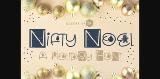 Nifty Noel Font Poster 1