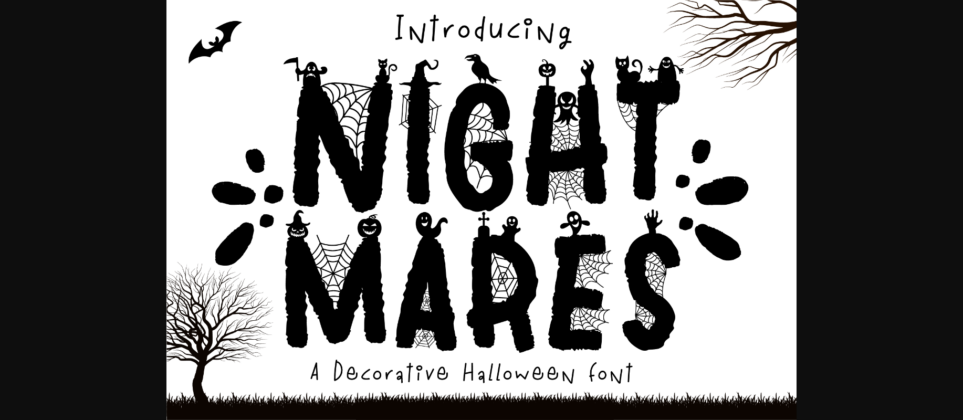 Night Mares Font Poster 3