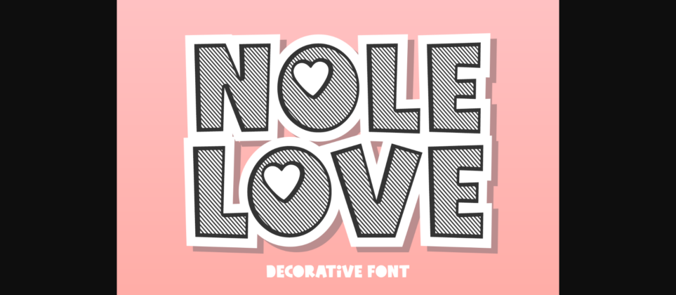 Nole Love Font Poster 3