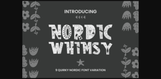 Nordic Whimsy Font Poster 1