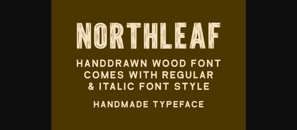 Northleaf Font Poster 3